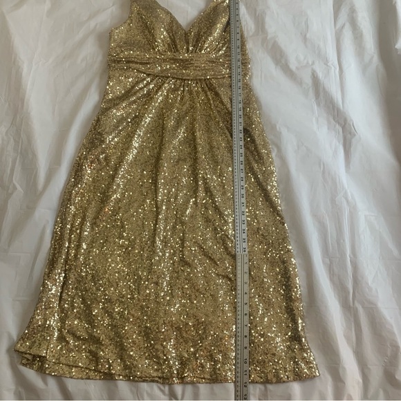 Custom  made gold dress womans - Picture 8 of 12